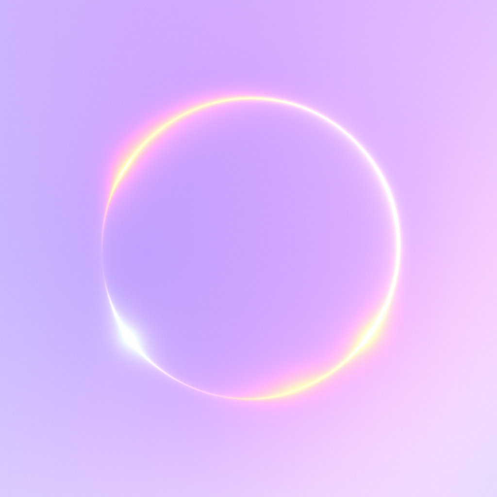 Glowing circle